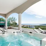 Bella Vista For 8 People With Sea View, Heated Pool & Wellness - Only 1,5 Km From Viskovići